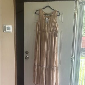 Universal Thread Pink Sleeveless Maxi Sundress